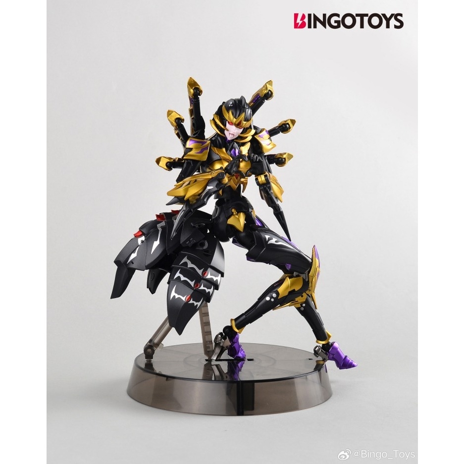 Mô hình transformer BINGO TOYS BT-04 Spider Girl Lady Blackarachnid BLACK WIDOW