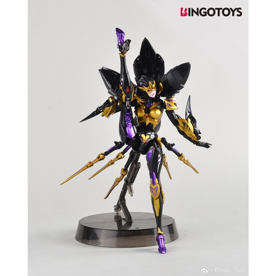 Mô hình transformer BINGO TOYS BT-04 Spider Girl Lady Blackarachnid BLACK WIDOW