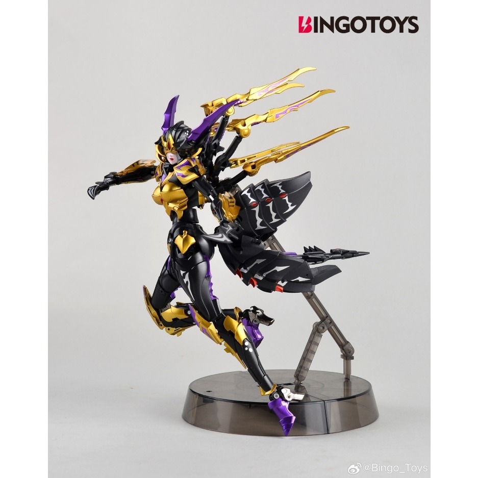 Mô hình transformer BINGO TOYS BT-04 Spider Girl Lady Blackarachnid BLACK WIDOW