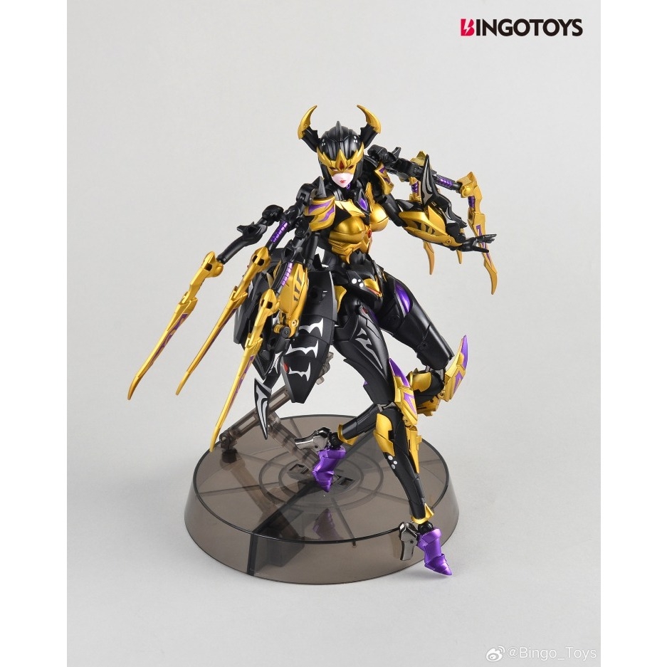 Mô hình transformer BINGO TOYS BT-04 Spider Girl Lady Blackarachnid BLACK WIDOW