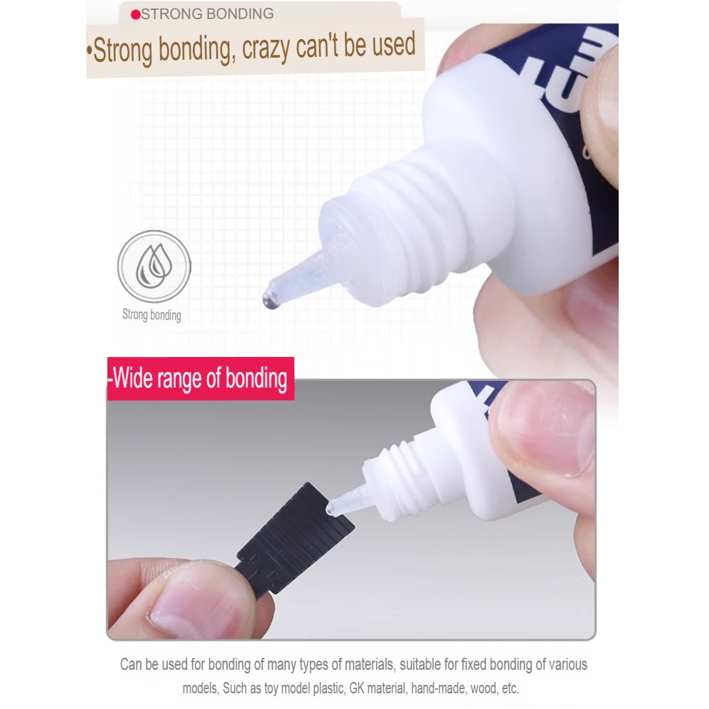 Keo USTAR đa năng dính gắn nhựa và kim loại khô nhanh QUICK-DRYING STRONG ADHESIVE QUICK BONDING UA90120 instant glue