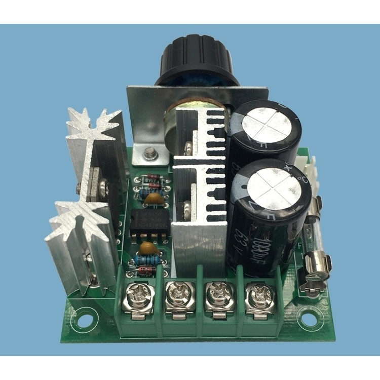 Bộ điều chỉnh tốc độ 400W 12v-40v 10A chiết áp điều tốc Mạch dimmer PWM DC MOTOR