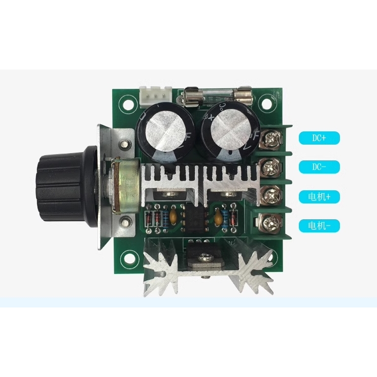 Bộ điều chỉnh tốc độ 400W 12v-40v 10A chiết áp điều tốc Mạch dimmer PWM DC MOTOR