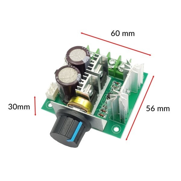 Bộ điều chỉnh tốc độ 400W 12v-40v 10A chiết áp điều tốc Mạch dimmer PWM DC MOTOR
