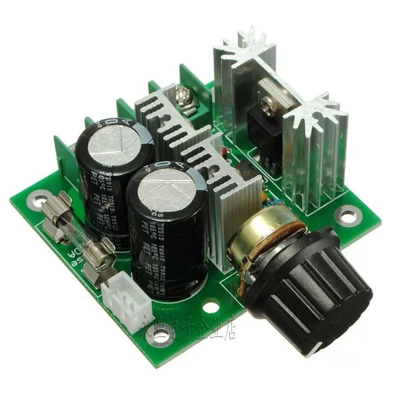 Bộ điều chỉnh tốc độ 400W 12v-40v 10A chiết áp điều tốc Mạch dimmer PWM DC MOTOR