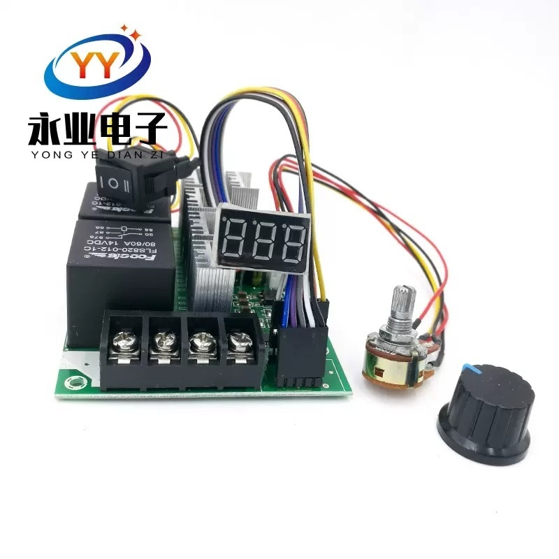 Bộ điều chỉnh tốc độ 12v-55v 60A chiết áp điều tốc Mạch dimmer PWM DC MOTOR 3000W