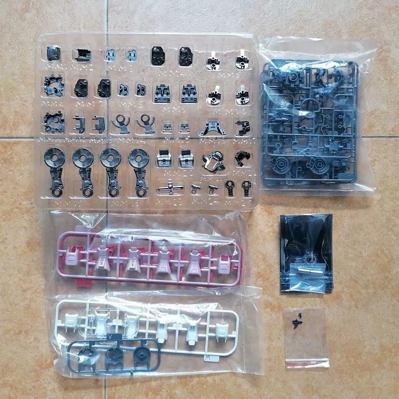 Phụ kiện bộ độ metal frame cho Mg Exia R123 Avalanche / Astraea / dark master / Amazing Alloy Skeleton (kèm led)