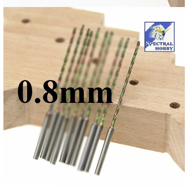 Dụng cụ mũi khoan xoắn dài tốc độ cao Titanium 0.8 - 2.0mm PCD high speed steel twist drill 2.35mm