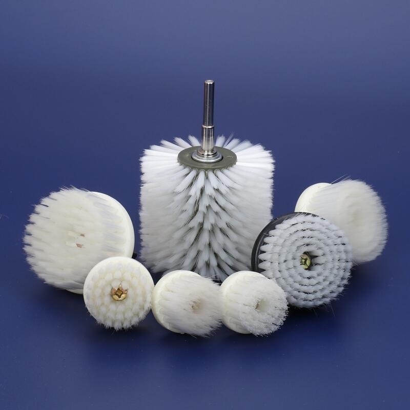 Bàn chải nano than tre đánh bóng, vệ sinh làm sạch bụi 6mm các loại brush head, nano brush, walnut diamond brush