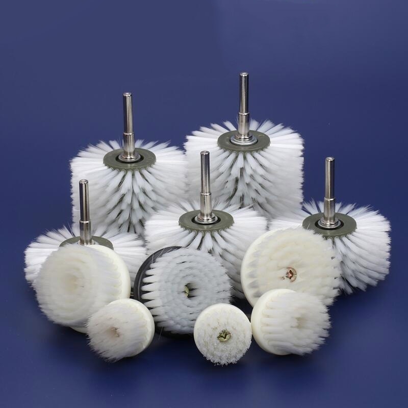 Bàn chải nano than tre đánh bóng, vệ sinh làm sạch bụi 6mm các loại brush head, nano brush, walnut diamond brush