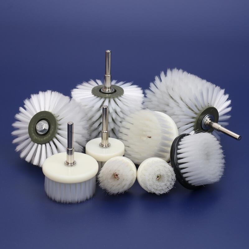 Bàn chải nano than tre đánh bóng, vệ sinh làm sạch bụi 6mm các loại brush head, nano brush, walnut diamond brush