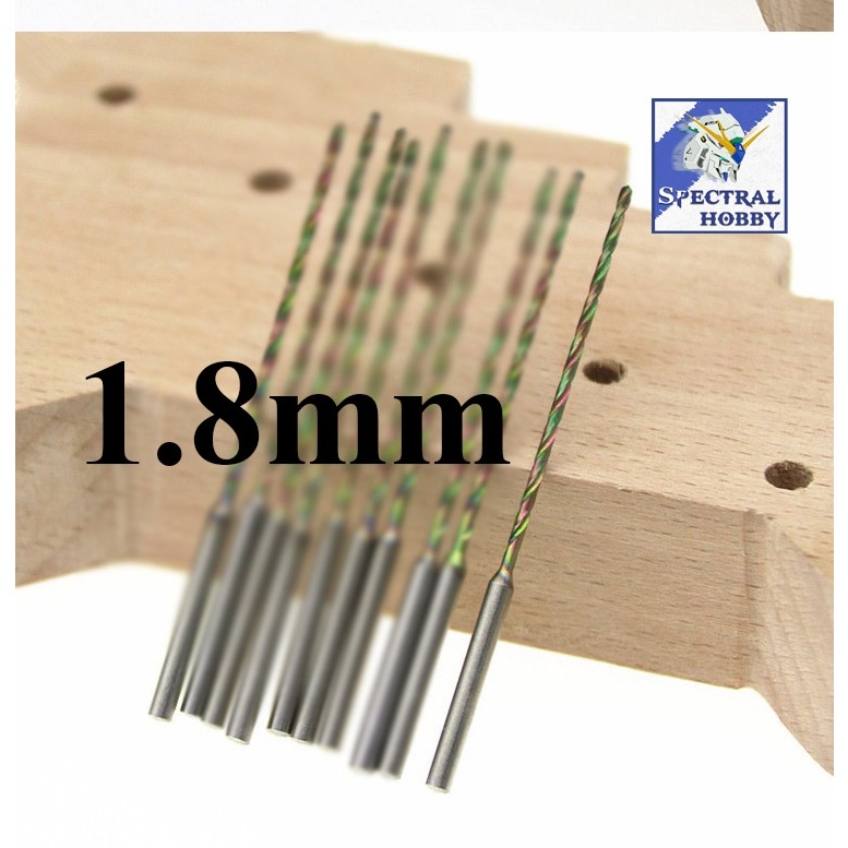 Dụng cụ mũi khoan xoắn dài tốc độ cao Titanium 0.8 - 2.0mm PCD high speed steel twist drill 2.35mm