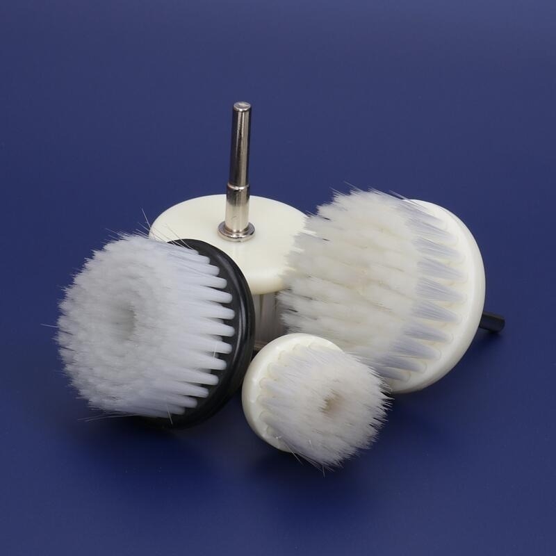 Bàn chải nano than tre đánh bóng, vệ sinh làm sạch bụi 6mm các loại brush head, nano brush, walnut diamond brush