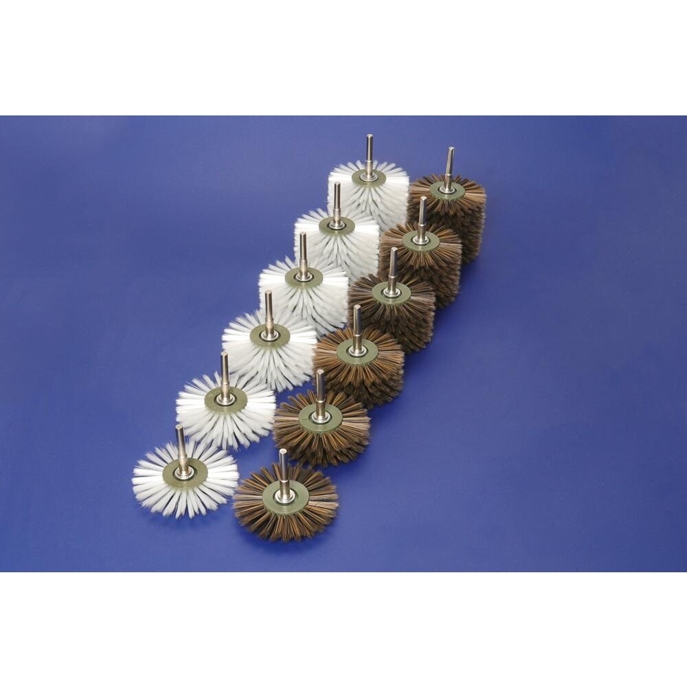 Bàn chải nano than tre đánh bóng, vệ sinh làm sạch bụi 6mm các loại brush head, nano brush, walnut diamond brush