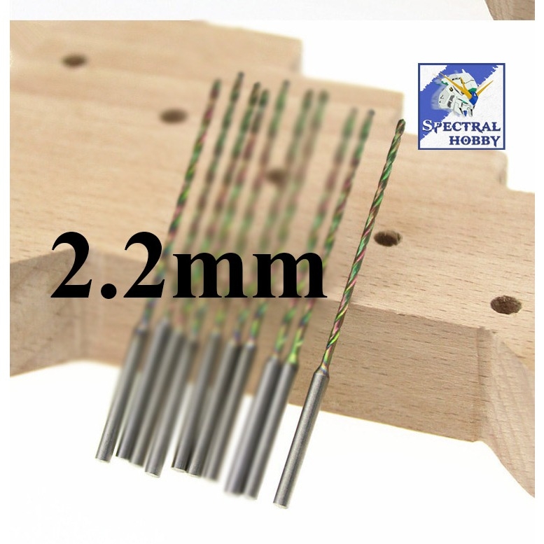 Dụng cụ mũi khoan xoắn dài tốc độ cao Titanium 0.8 - 2.0mm PCD high speed steel twist drill 2.35mm