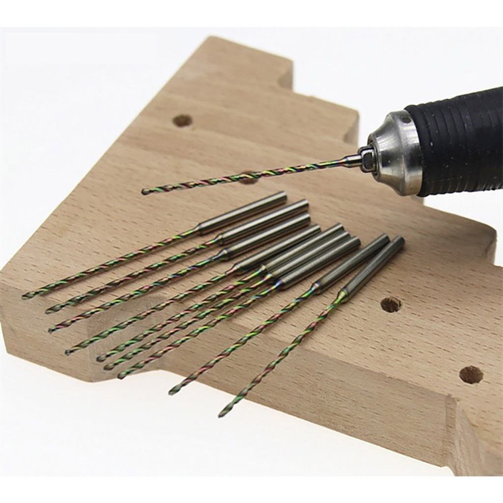 Dụng cụ mũi khoan xoắn dài tốc độ cao Titanium 0.8 - 2.0mm PCD high speed steel twist drill 2.35mm