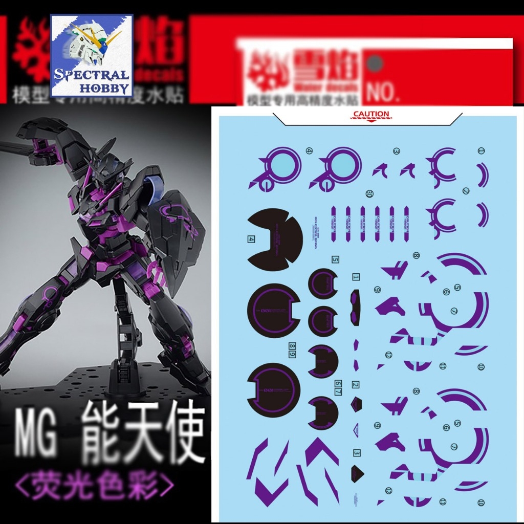 Decal nước dán mô hình EXIA MG RG HG Avalanche Gundam decal base các loại Water sticker