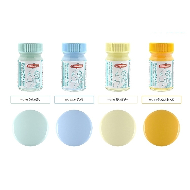 Sơn mô hình Gaia MechatroWego Chubu paint lacquer ROBOT COLOR WG01-WG08 series