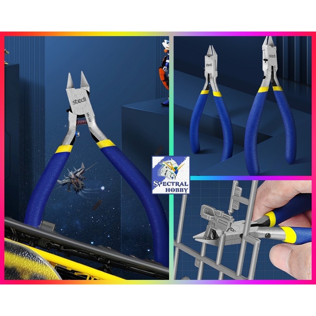 Dụng cụ kìm cắt mô hình STEDI 1 lưỡi single edged pliers MS108 ultra thin pliers