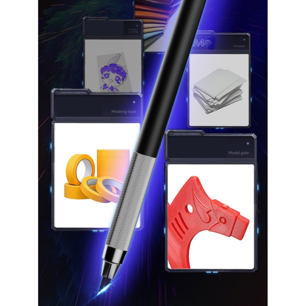 Dụng cụ STEDI kỹ thuật mỹ thuật dao mô hình / hộp lưỡi Full metal pen knife engraving