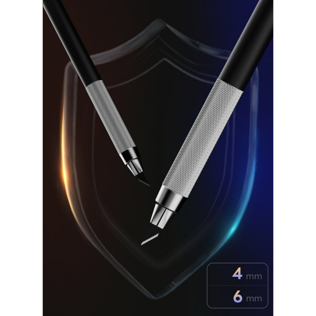 Dụng cụ STEDI kỹ thuật mỹ thuật dao mô hình / hộp lưỡi Full metal pen knife engraving