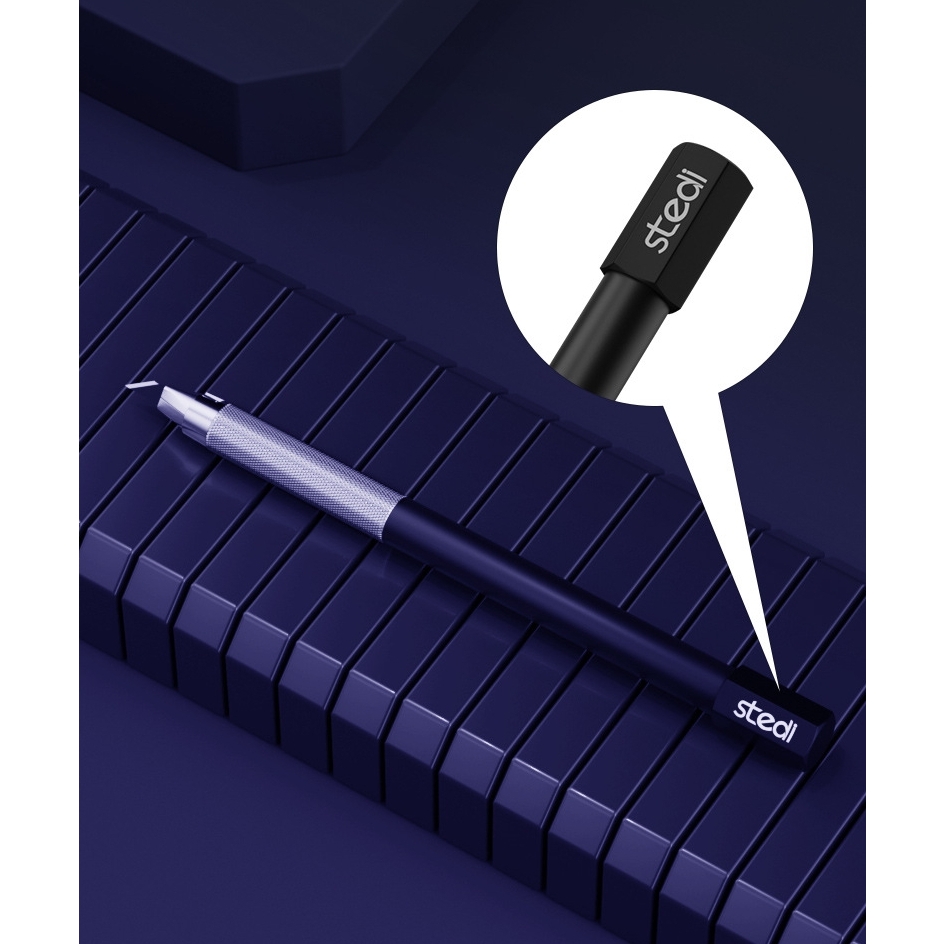 Dụng cụ STEDI kỹ thuật mỹ thuật dao mô hình / hộp lưỡi Full metal pen knife engraving