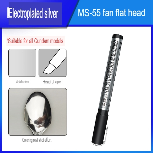 Bút sơn mô hình Stedi gundam marker metallic color gold copper silver electroplating chrome
