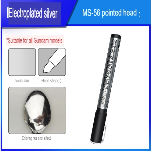 Bút sơn mô hình Stedi gundam marker metallic color gold copper silver electroplating chrome