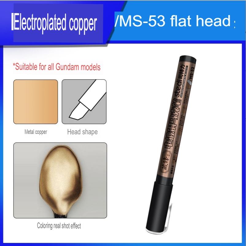 Bút sơn mô hình Stedi gundam marker metallic color gold copper silver electroplating chrome