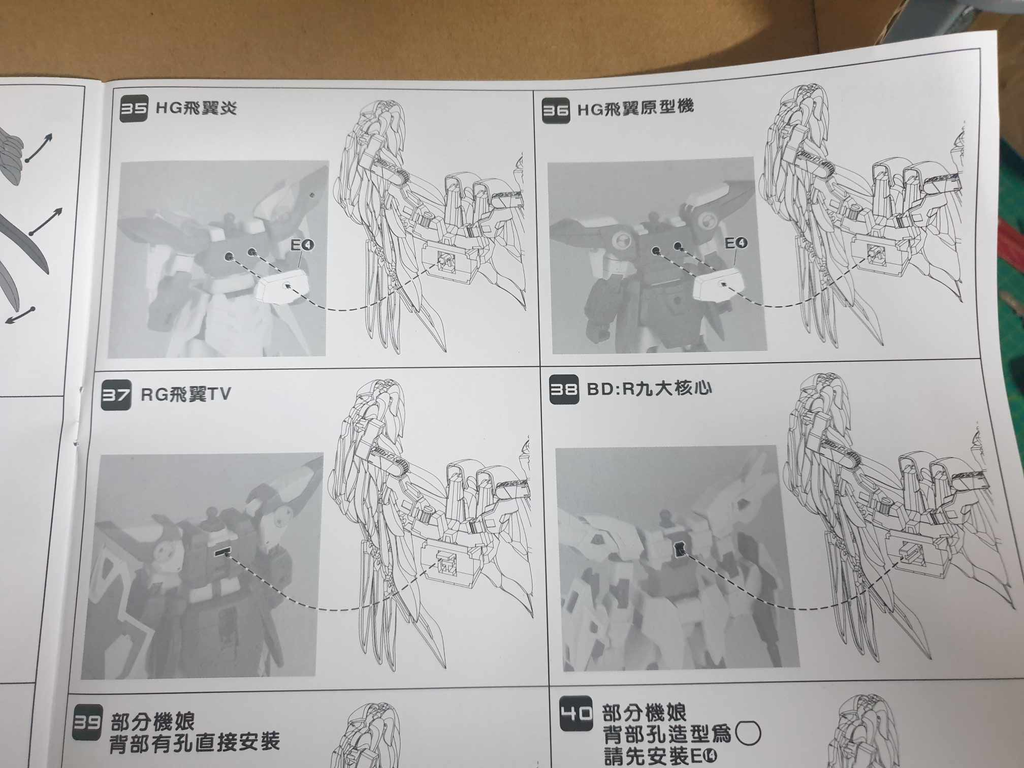 Phụ kiện lắp ráp Susan Wing Suite cho RG BF BD gundam Frame arms girl (Wing Tallgeese HGBF HGBD FAG....)