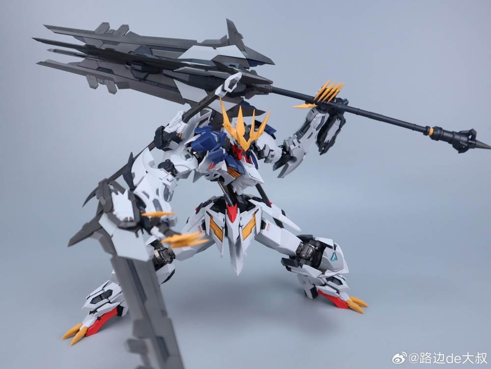 Mô hình lắp ráp 1/100 Barbatos Lupus Rex metal frame Wolf model