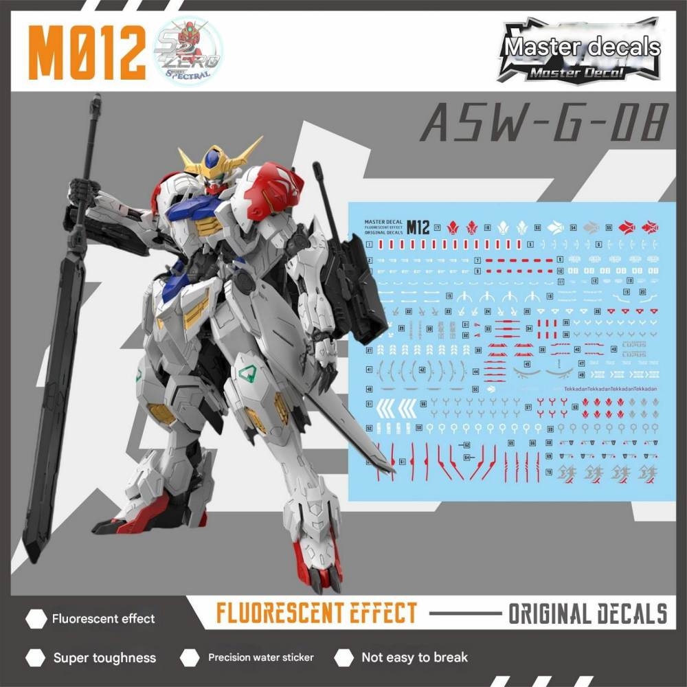 Decal nước dán mô hình Barbatos Lupus các loại - Water sticker