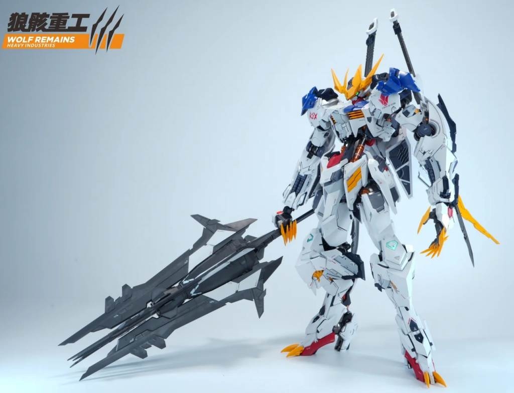 Mô hình lắp ráp PG 1/60 Barbatos Lupus Rex metal frame WOLF REMAINS Model LOGAR