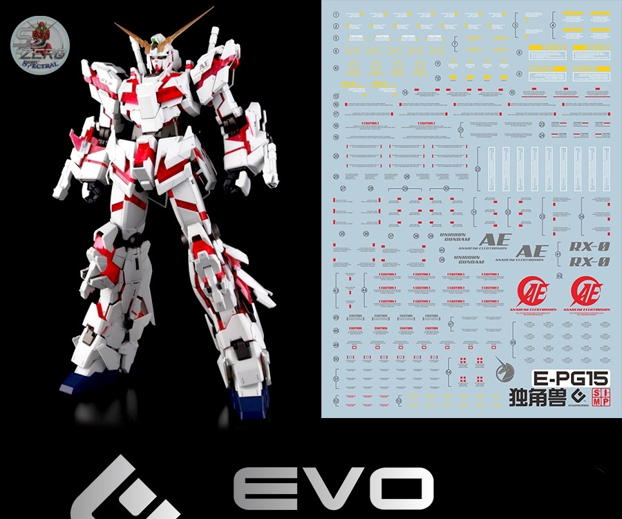 Decal nước PG Unicorn Perfectibility Banshee Phenex UC Water sticker các loại