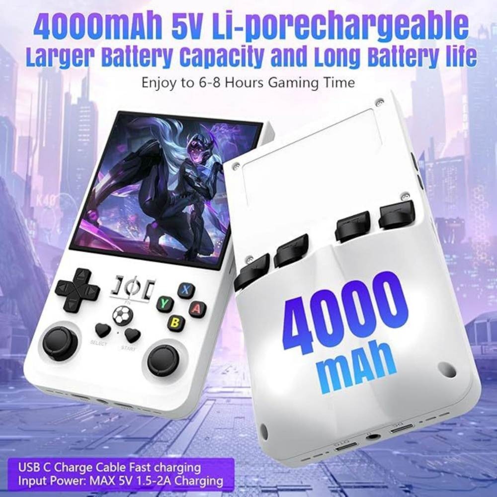 Máy chơi game R36 MAX Retro Handheld Console 4.0 Inch Screen