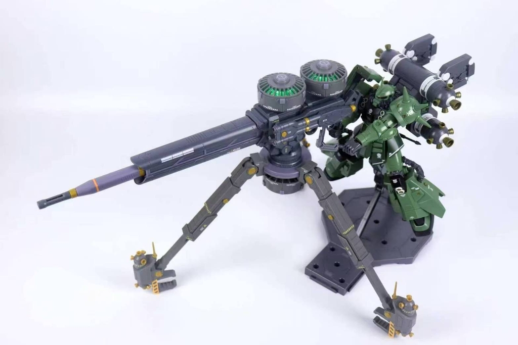 Mô hình lắp ráp MG 1/100 Zaku II Big Gun Thunderbolt Ver ZG003 Leien Model