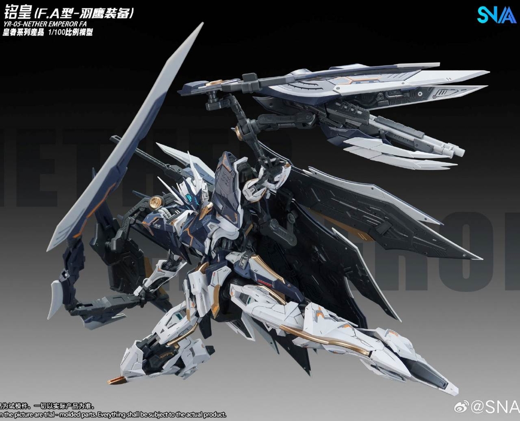 Mô hình lắp ráp SNAA Nether Emperor FA 1/100 YR-05-FA