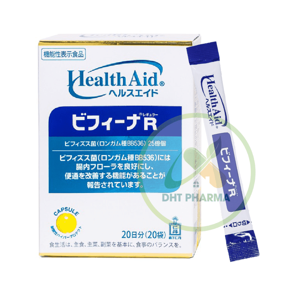 Men Vi Sinh Health Aid Bifina Nhật Bản (Hộp 20 gói)