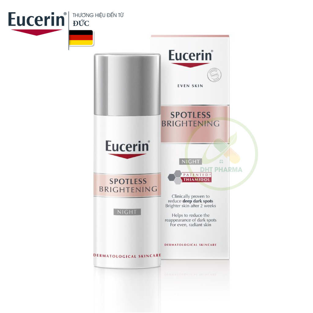 Kem dưỡng đêm giảm thâm nám & sáng da Eucerin Spotless Brightening (Chai 50ml)