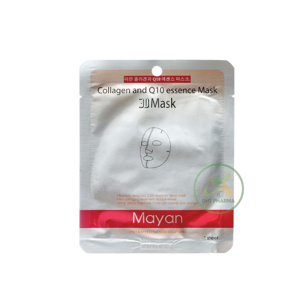 Mặt nạ 3D MAYAN collagen kết hợp tinh chất tự nhiên (Gói 1 miếng)