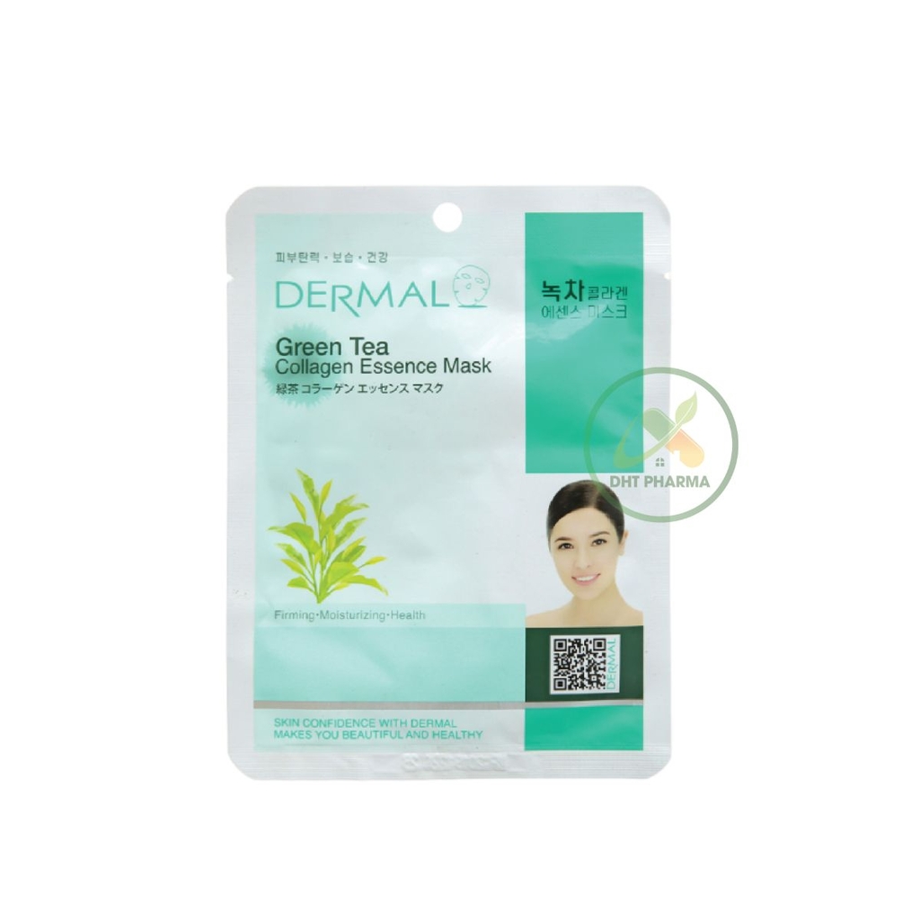 Mặt nạ giấy Dermal Hàn Quốc tinh chất collagen và chiết xuất tự nhiên (Gói 1 miếng)