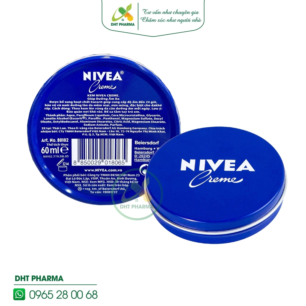 Kem dưỡng ẩm Nivea Creme giúp da mềm mại, mịn màng