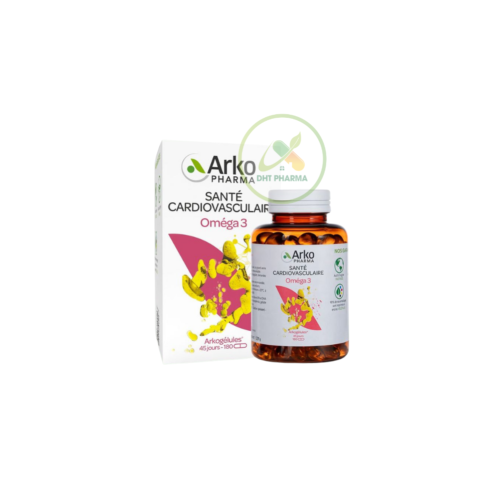TPBS Arkogelules Omega-3 Arkopharma - Dầu Cá Hồi Na Uy - Hỗ Trợ Sức Khỏe Tim Mạch