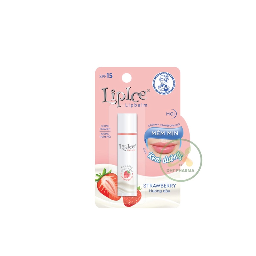 Son dưỡng môi không màu LipIce Creamy Lipbalm