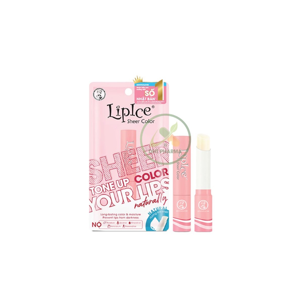 Son dưỡng môi Lipice Sheer Color sắc môi hồng tự nhiên