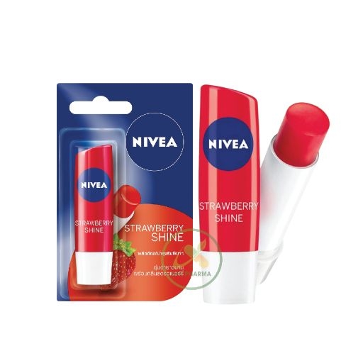 Son dưỡng môi Nivea Caring Lip Balm cho môi mềm mượt, sắc hồng tự nhiên