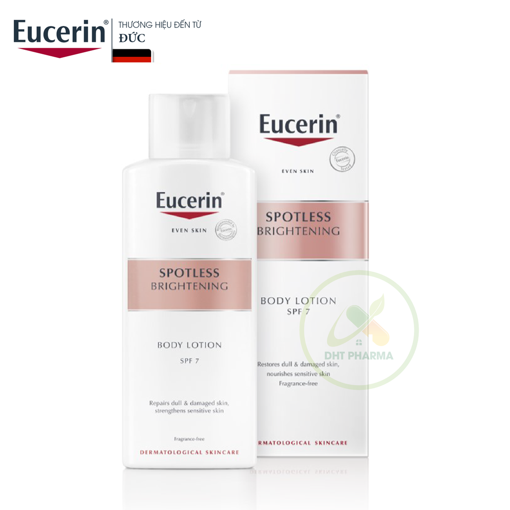 Sữa dưỡng thể sáng da Eucerin Spotless Brightening Body Lotion SPF7 (Chai 250ml)