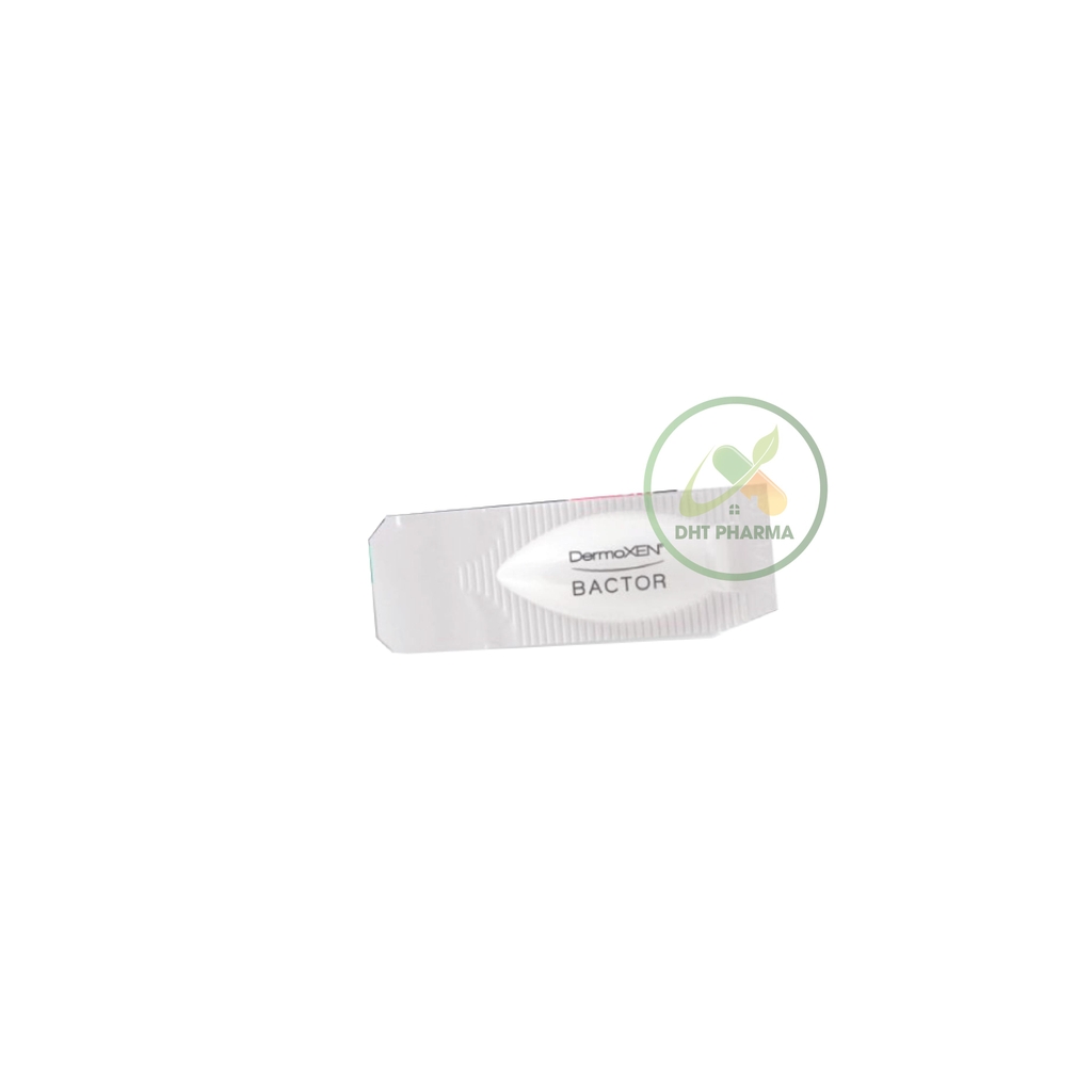 Viên đặt Dermoxen Bactor Hỗ Trợ Điều Trị Viêm Phụ Khoa, Nấm Âm Đạo (Hộp 1 vỉ x 7 viên)