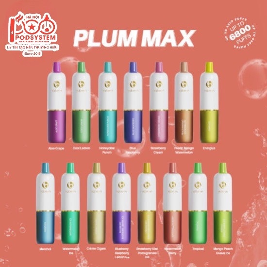 PLUM MAX DISPOSABLE 6800 PUFFS