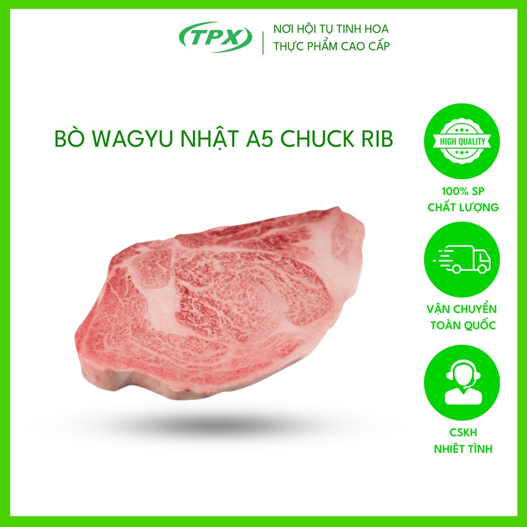 BÒ WAGYU A5 CHUCK RIB NHẬT